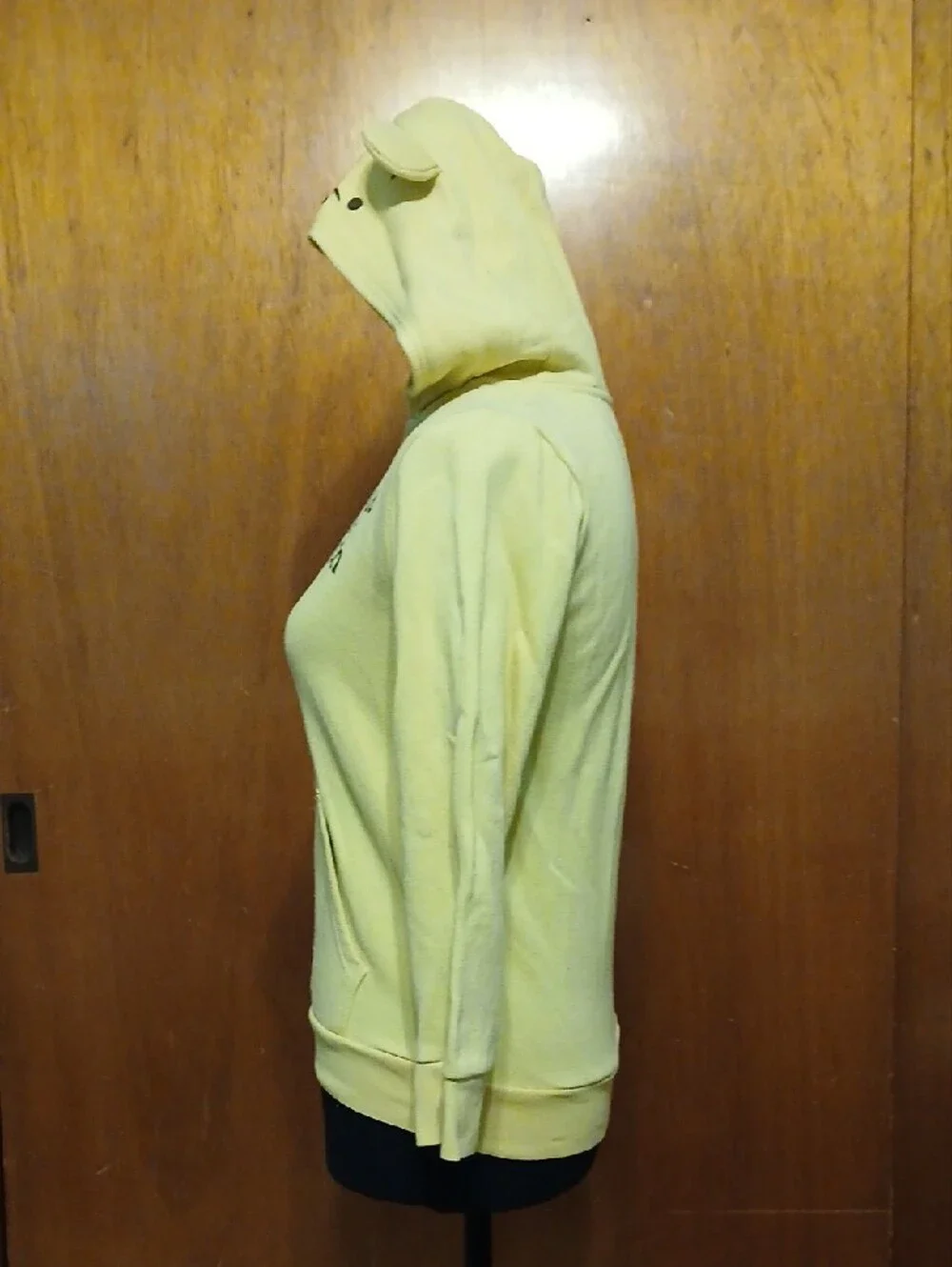 Disney Winnie the Pooh Yellow Hooded Zip-Up Jacket